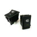 1Pc LED On/Off Indicator Rocker Toggle Switch Driving Fog Lamp/Work Light Bar