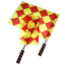 Soccer Referee Flags Professional Fair Play Football Linesman Flags With BagJ3C