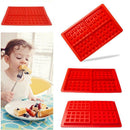 Waffles Cake Chocolate Pan Silicone Mold Microwave Baking DIY Mould Tray Tool