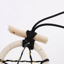Mini handmade dream catcher with feather wall or car hanging decoration   Z