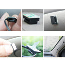 20x Car Wire Cord Cable Holder  Tie Clips Fixer Organizer Drop Adhesive Clamp ES