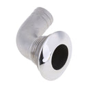 316 Stainless Steel Boat Yacht Deck Drain Scupper 90 Deg 25mm