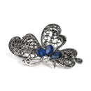 Women Chic Crystal Rhinestone Butterfly Hair Clip Hairpin Hairclip Accessories