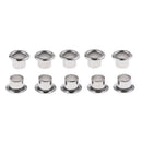 10 Pieces Drum Set Air Vents for Badges Restore Percussion Parts DIY