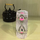 3 Mins Hourglass Hour Glass Sand Timer Kids Learning Clock Home Decor Pink #