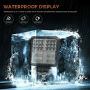 Led Light Bar, 4 Inch Square 162W Waterproof Led Work Light, For Jeep Off-R