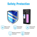 Smart USB Multi-Battery Q2 Fast Charger Power Bank 18650 / AA / AAA Dual Slot