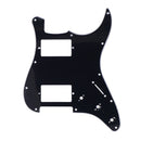 3Ply 11 Holes Electric Guitar Pickguard for Standard St sq, Black