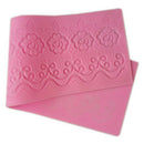 2X Silicone Cake Lace Pad Mold Fondant Decorating Wedding Flower Embossing GPK