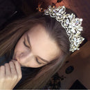 Bridal Princess Crystal Rhinestone Hair Headband Crown Wedding Comb Tiara Prom#