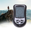 8-In-1 Handheld Electronic HANDHELD Compass Altitude Gauge Thermometer