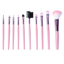 10Pcs New Cosmetic Makeup Brush Brushes Set Powder Eyeshadow Pink A