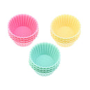 12 pcs Silicone Cake Cupcake Cup Cake Tool Bakeware Baking Silicone Mold DIY Nw