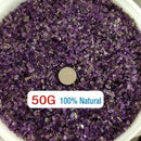 50g Natural Mini Amethyst Point Quartz Crystal Stone Rock Chips Lucky Healing