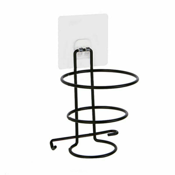 Steel Metal hair dryer rack for Wall Shelf rack Stand Wall-mounted Bathroom V4K3