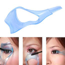 1pc Women Lady Cosmetic Mascara Eyelash Comb Applicator Helper Guide Card Kit