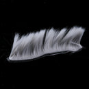 Motorcycle Adhesive Helmet Mohawk Hair Patches Skinhead Costumes Wig Grey