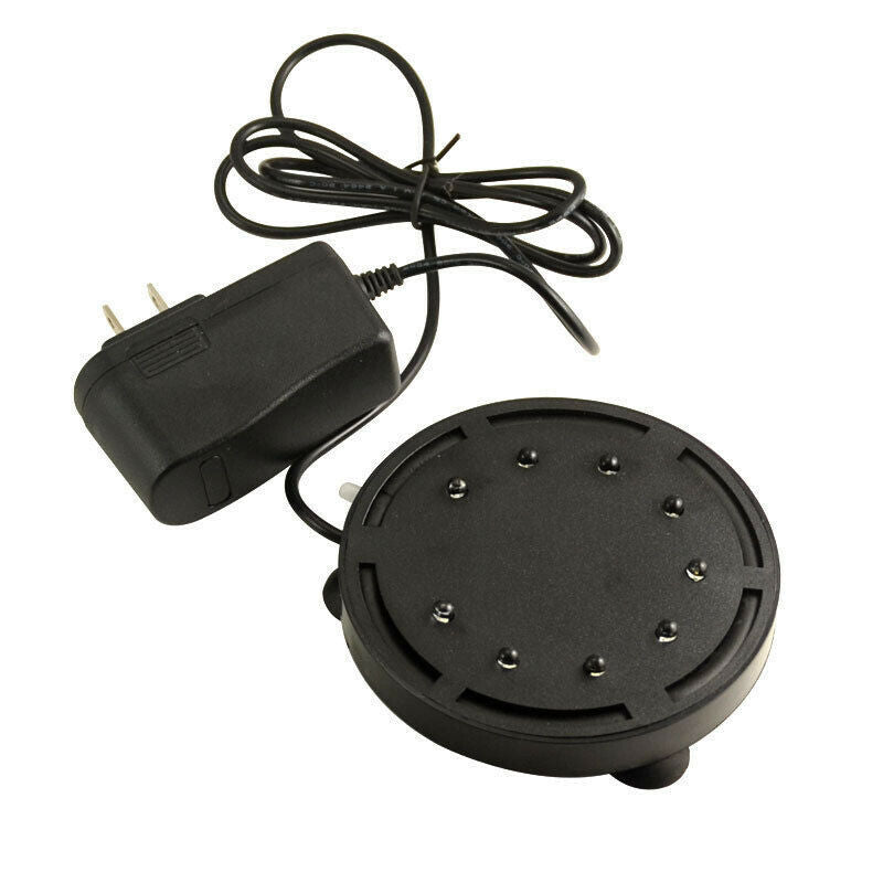 Aquarium Underwater LED Light Air Bubble Stone Multi Color For Fish Tank Round
