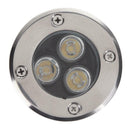 3W LED Underground Light IP65 Buried Recessed Floor Outdoor Lamp White  A