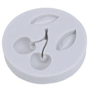 Cherry leaves Silicone Mold Fondant Mould Cake Decorating Tools Chocolate MoldBX