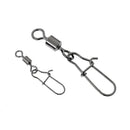 210Pcs Rolling Swivels Ring Fastlock Fishing Pin Snap Connector Accessories