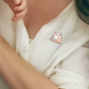 Cartoon Sewing Machine Brooches Enamel Badge Jacket Clothing Backpack Pins