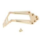 Golden 6 String Guitar Tailpiece Bridge for Hollowbody Archtop Guitar Parts