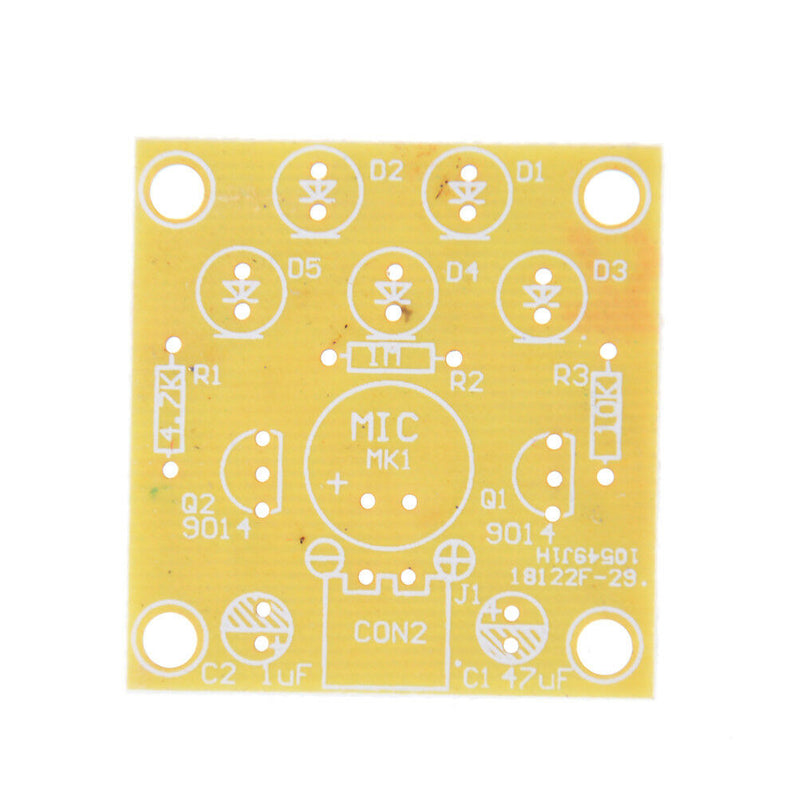 Electronic Funny Kits Voice Control LED Melody Light DIY Kits  JR