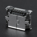 5 Pcs mini USB Type B Female Socket 180 Degree 5-Pin SMD SMT Soldering Jack R2P7