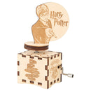 Retro Exquisite Wooden Hand Cranked Music Box Desktop Ornaments Kids Gifts