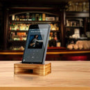 Mobile Phone Stand with Sound Amplifier Bamboo Wood Mobile Phone Low Seat A