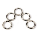5pcs circle metal carabiner hook snap round clip hook keychain outdoor hange Gw
