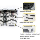 Stainless Steel Mini Camping Warmer Heater Cap Outdoor Gas Stove Cover Deluxe