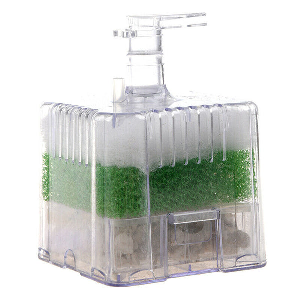 New XY-2011 Air Driven Biochemical Bio Corner Sponge Filter for Aquarium FisJ7S9