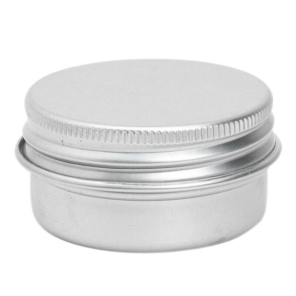 1 x Empty Cosmetics Pot Lip Balm Tin Jar Container screw 50ml M3E6