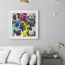 Bulldog 5D DIY Full Round Drill Diamond Painting Rhinestones Decor Handwork