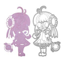 Girl Cutting Dies Stencils Scrapbooking Embossing DIY Craft Album Card Gift