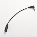 2.5mm Male Plug to 3.5mm Female Jack Stereo AUX Audio TPN Adapter Converter E`US