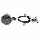 Utility Black Analog Distance Speed Meter Bike Bicycle Speedometer Odometer Kit