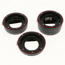 Autofocus Macro Lens Adapter Ring For Canon  EF EF-S 13mm 21mm 31mm Red