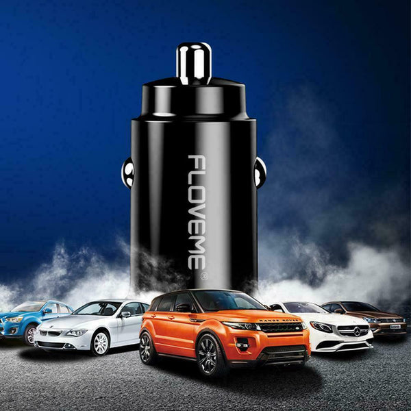 Mini Dual USB Car Charger Auto Vehicle 3.1A Fast Charging Adapter Kits Pre I4N0