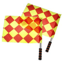 Soccer Referee Flags Professional Fair Play Football Linesman Flags With BagJ3C