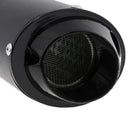 38mm  Carbon Fiber Motorcycle Scooter Exhaust Muffler Pipe W/Movable Silencer