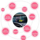 W02 HUD Head Up Display 5.5Inch Windshield Projector OBD2 II Car Vehicle Sp
