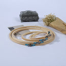 8 Inch Bamboo Hand Embroidery Hoop Round Cross Stitch Frame DIY Needlecraft