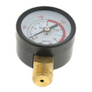 2xWater Pressure Gauge 0-220psi Male NPT Brass Liquid/Glycerin Filled
