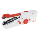 Portable Mini Electric Sewing Machine Quick Stitch Needlework Tools (Red) A