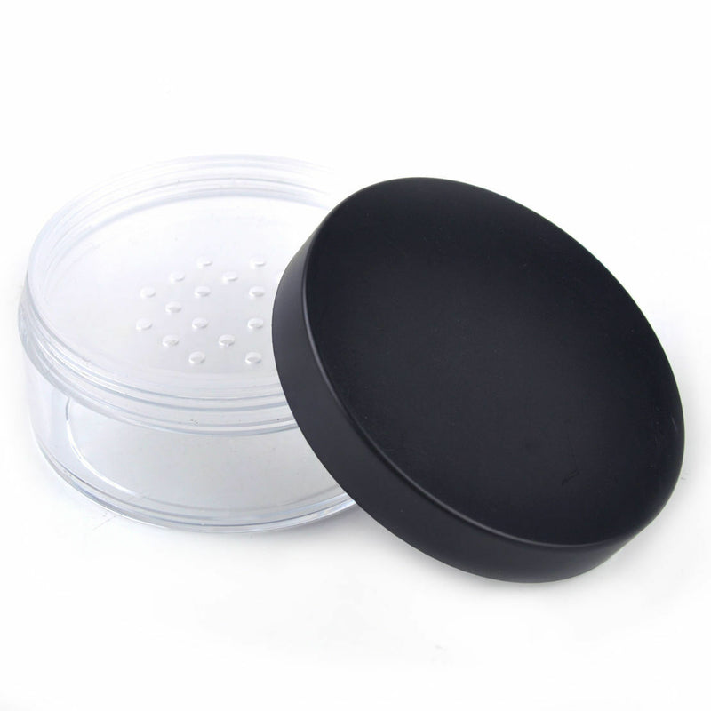 50g Powder Jar Box Case Empty Cosmetic Container Sponge Puff for Makeup Travel