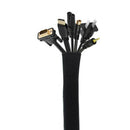 DIY Neoprene Cable Management Sleeve Zipper Wrap Wire Hider Cover Organizer *1