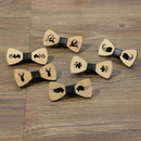 Mens Bow Tie Accessory Wedding Party Christmas Gifts Bamboo Wood Bowtie Nec U8C1